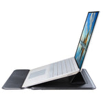 PU Leather Waterproof Laptop Sleeve Bag Horizontal Carrying Pouch for MacBook Air 13.3 inch