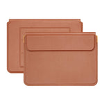 PU Leather Waterproof Laptop Sleeve Bag Horizontal Carrying Pouch for MacBook Air 13.3 inch