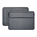 Stylish Waterproof PU Leather Notebook Sleeve Bag Laptop Horizontal Carrying Pouch for 15.4-inch Laptop