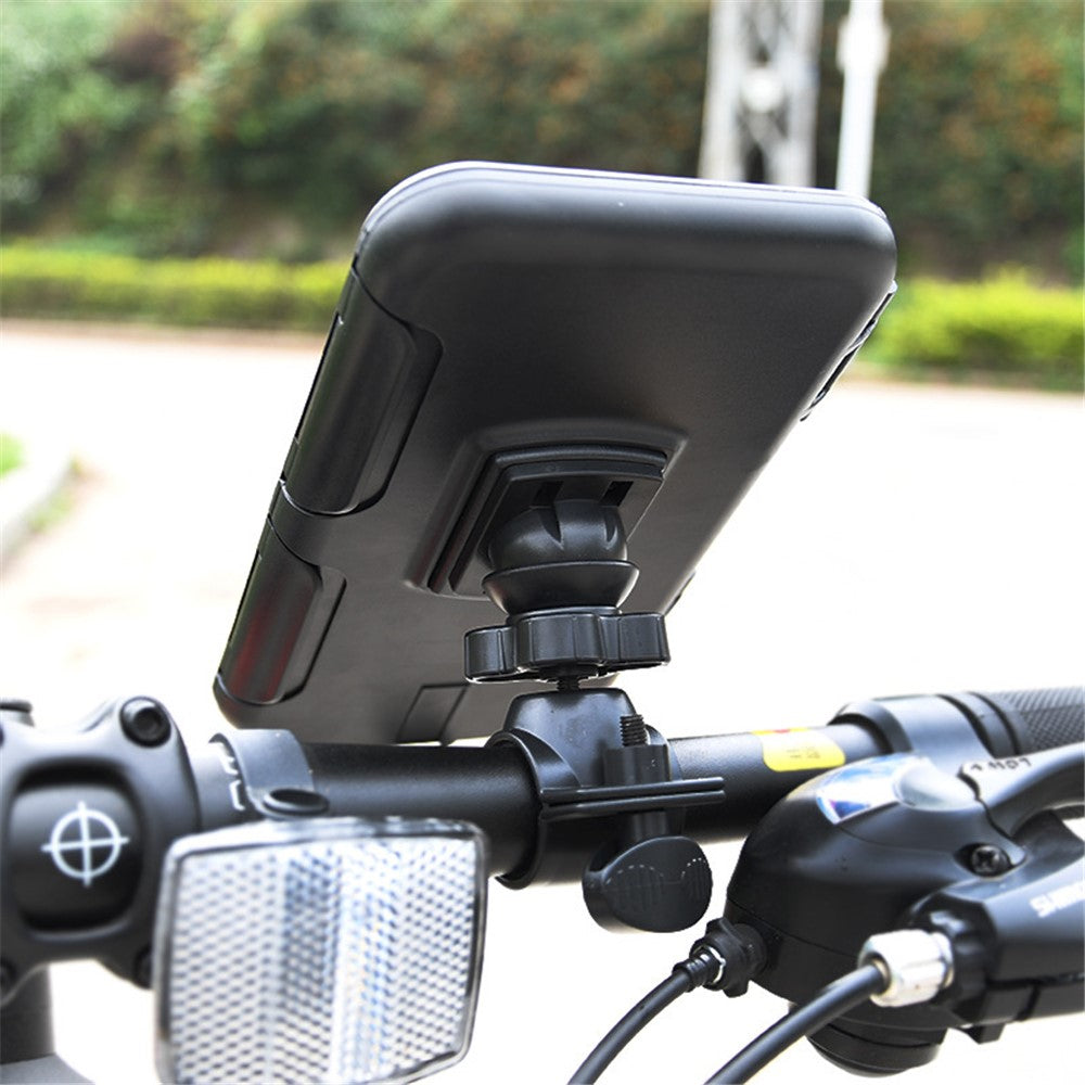 Electric Bicycle Bike Handlebar Mount Waterproof Phone Case Holder Stand