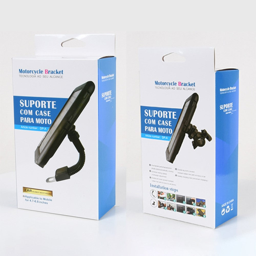 Electric Bicycle Bike Handlebar Mount Waterproof Phone Case Holder Stand