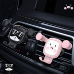 Creative Cartoon Style Car Mobile Phone Holder Air Vent Phone Mount for Universal Car