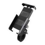 Universell cykelstyre mobilmobilhållare 360 grader roterbar motorcykel scooter smartphone stativ metallfäste cykeltillbehör