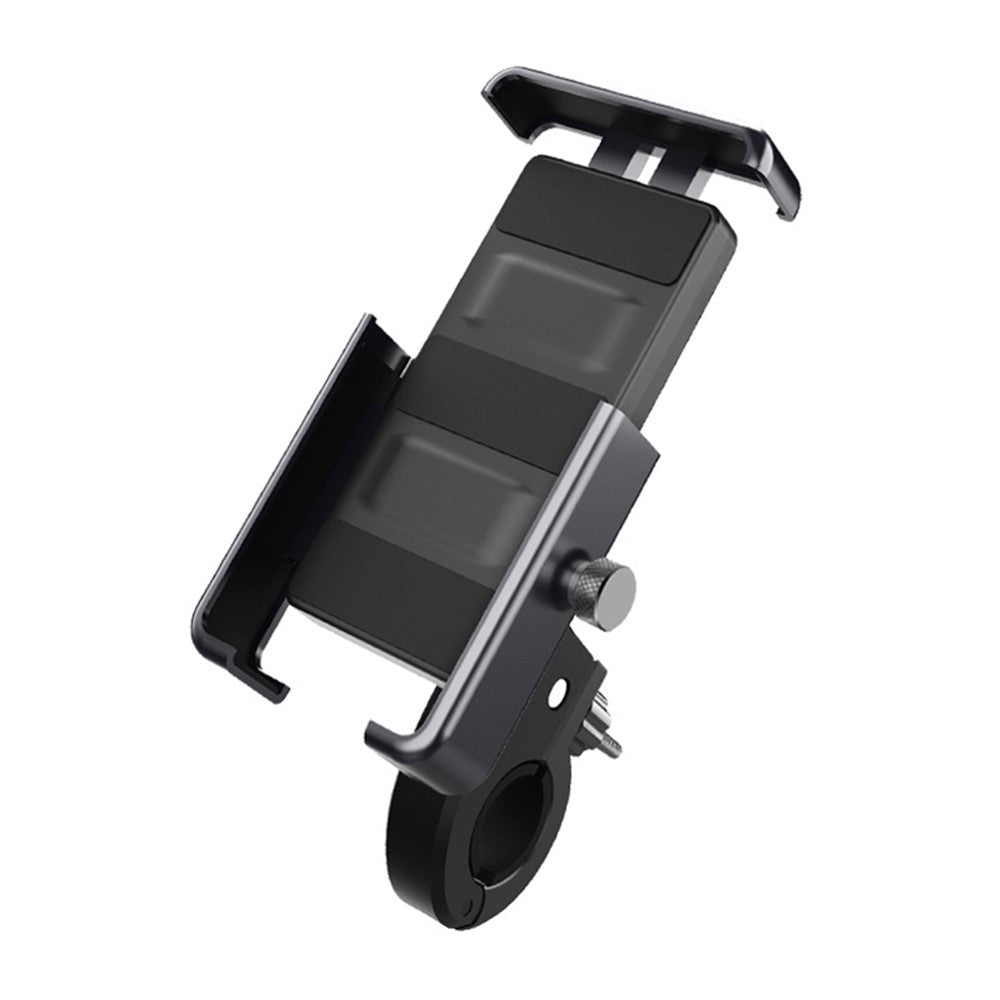 Universell cykelstyre mobilmobilhållare 360 grader roterbar motorcykel scooter smartphone stativ metallfäste cykeltillbehör
