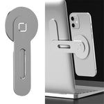For iPhone 12 Series Magsafe Magnetic Phone Holder Metal Laptop Phone Stand for iMac Side Mount Bracket