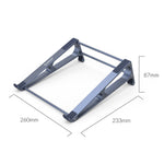 ORICO-MA13-GY-BP Ergonomics Desktop Notebook Holder Stand Aluminum Laptop Heighten Bracket