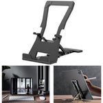 K323 Mini Desktop Multi-Angle Folding Mobile Phone Holder Hollow Tablet Stand