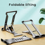 K323 Mini Desktop Multi-Angle Folding Mobile Phone Holder Hollow Tablet Stand