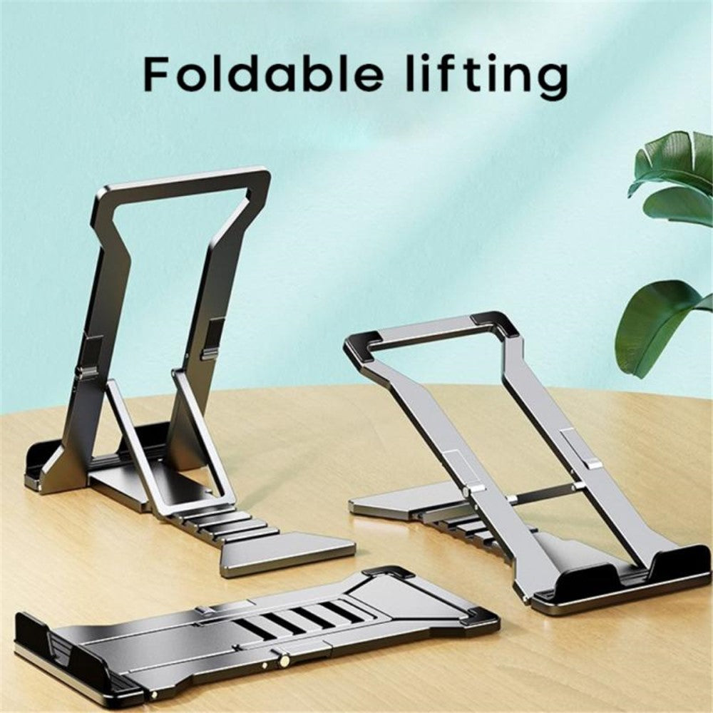 K323 Mini Desktop Multi-Angle Folding Mobile Phone Holder Hollow Tablet Stand