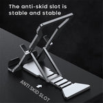 K323 Mini Desktop Multi-Angle Folding Mobile Phone Holder Hollow Tablet Stand