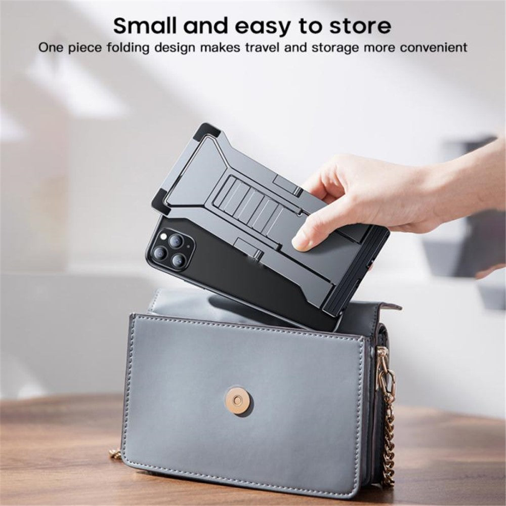 K323 Mini Desktop Multi-Angle Folding Mobile Phone Holder Hollow Tablet Stand