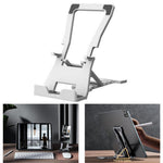 K323 Mini Desktop Multi-Angle Folding Mobile Phone Holder Hollow Tablet Stand