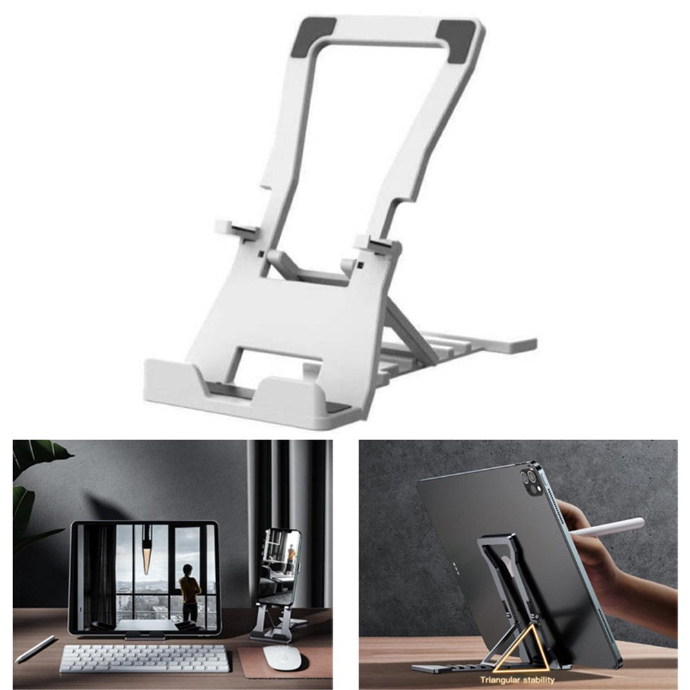 K323 Mini Desktop Multi-Angle Folding Mobile Phone Holder Hollow Tablet Stand