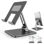 MT-134 Aluminum Alloy Adjustable Tablet Stand Desktop Anti-Slip Folding Tablet Holder