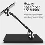 MT-134 Aluminum Alloy Adjustable Tablet Stand Desktop Anti-Slip Folding Tablet Holder