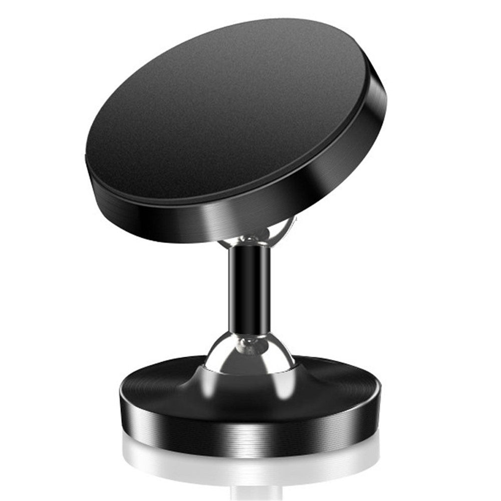 DW-55 Frosted Magnetic Car Dashboard Phone Holder Stand 360 Degrees Rotating Metal Phone Bracket