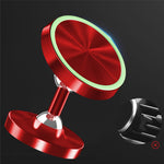 DW-55 Frosted Magnetic Car Dashboard Phone Holder Stand 360 Degrees Rotating Metal Phone Bracket