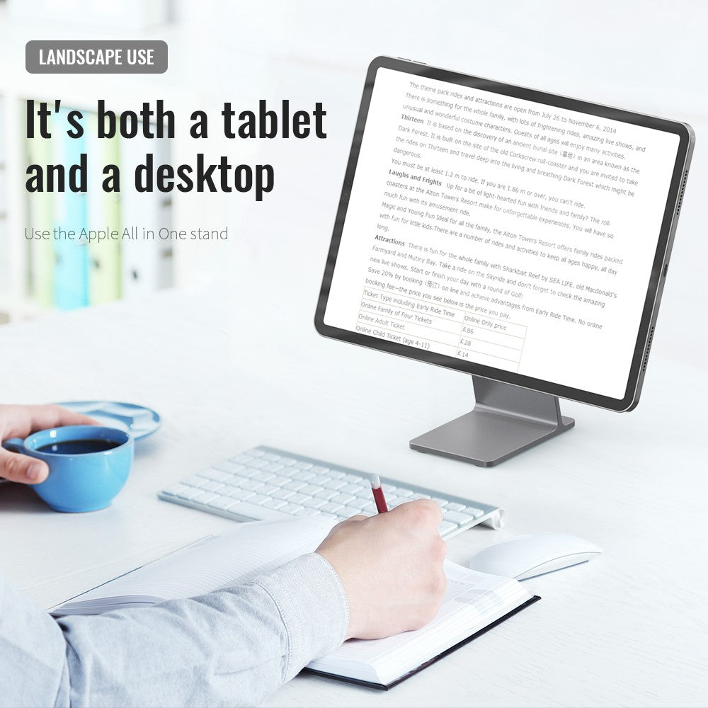 R-JUST SJ18 Universal Aluminium Alloy Desktop Phone Stand Holder Magnetic Tablet Phone Bracket