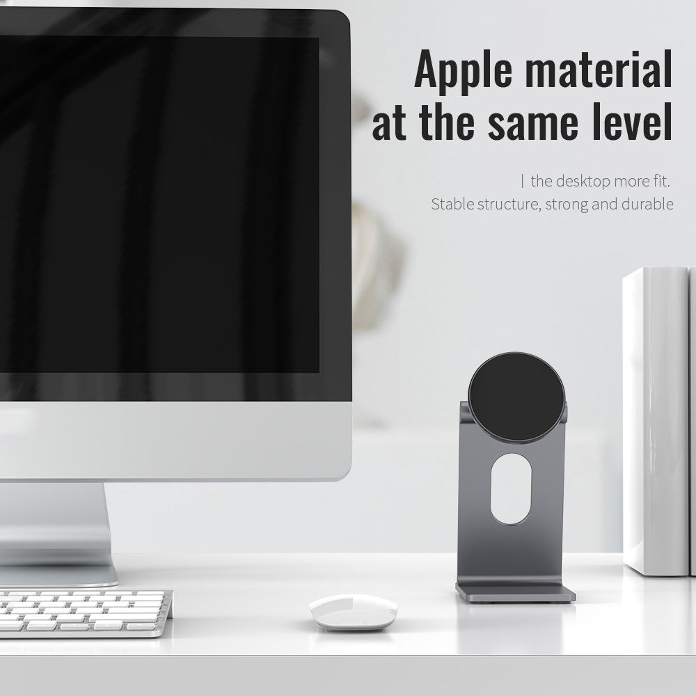 R-JUST SJ18 Universal Aluminium Alloy Desktop Phone Stand Holder Magnetic Tablet Phone Bracket