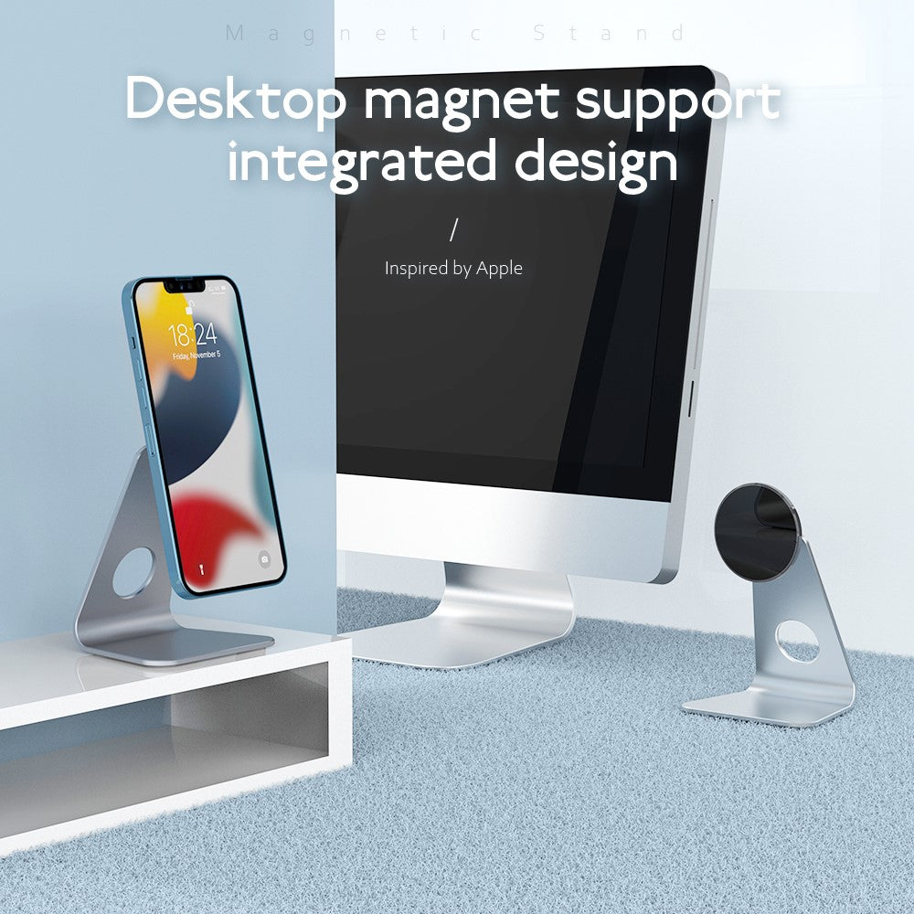 R-JUST SJ19 L-shaped Adjustable Aluminium Alloy Magnetic Stand Tablet Phone Holder Bracket