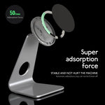 R-JUST SJ19 L-shaped Adjustable Aluminium Alloy Magnetic Stand Tablet Phone Holder Bracket
