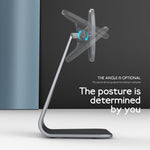 R-JUST SJ19 L-shaped Adjustable Aluminium Alloy Magnetic Stand Tablet Phone Holder Bracket