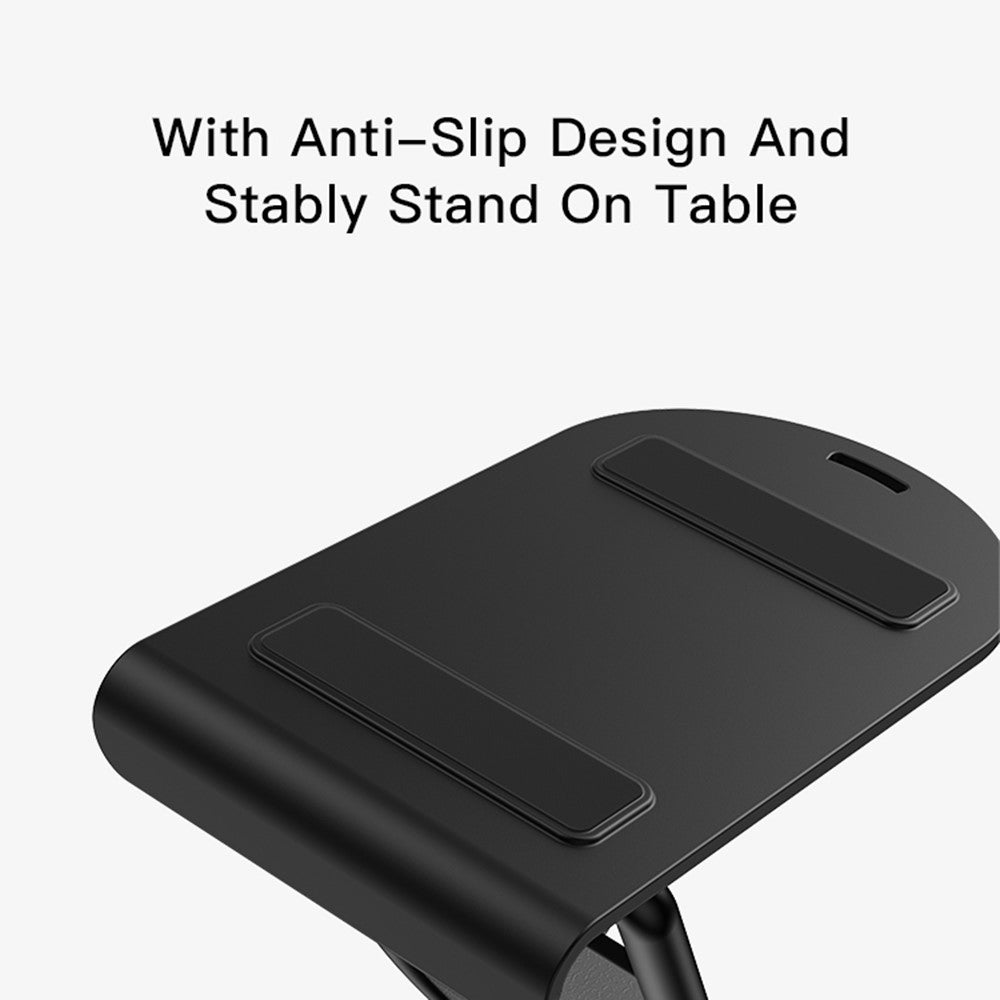 YESIDO C141 Folding Hands-free Phone Holder 4 Angles Adjustable Anti-slip Desktop Stand