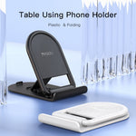 YESIDO C141 Folding Hands-free Phone Holder 4 Angles Adjustable Anti-slip Desktop Stand