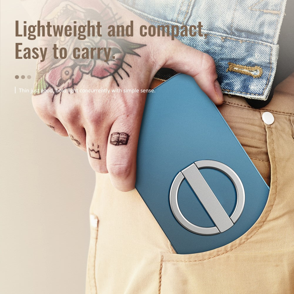 R-JUST SJ20 Ring Shape Magnetic Suction Mobile Phone Holder Desktop Bracket Hands-free Stand