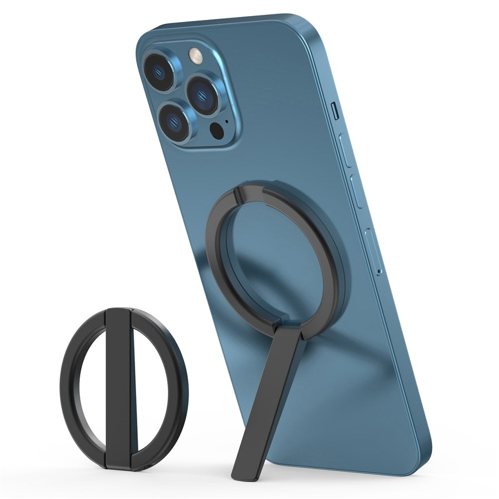 R-JUST SJ20 Ring Shape Magnetic Suction Mobile Phone Holder Desktop Bracket Hands-free Stand