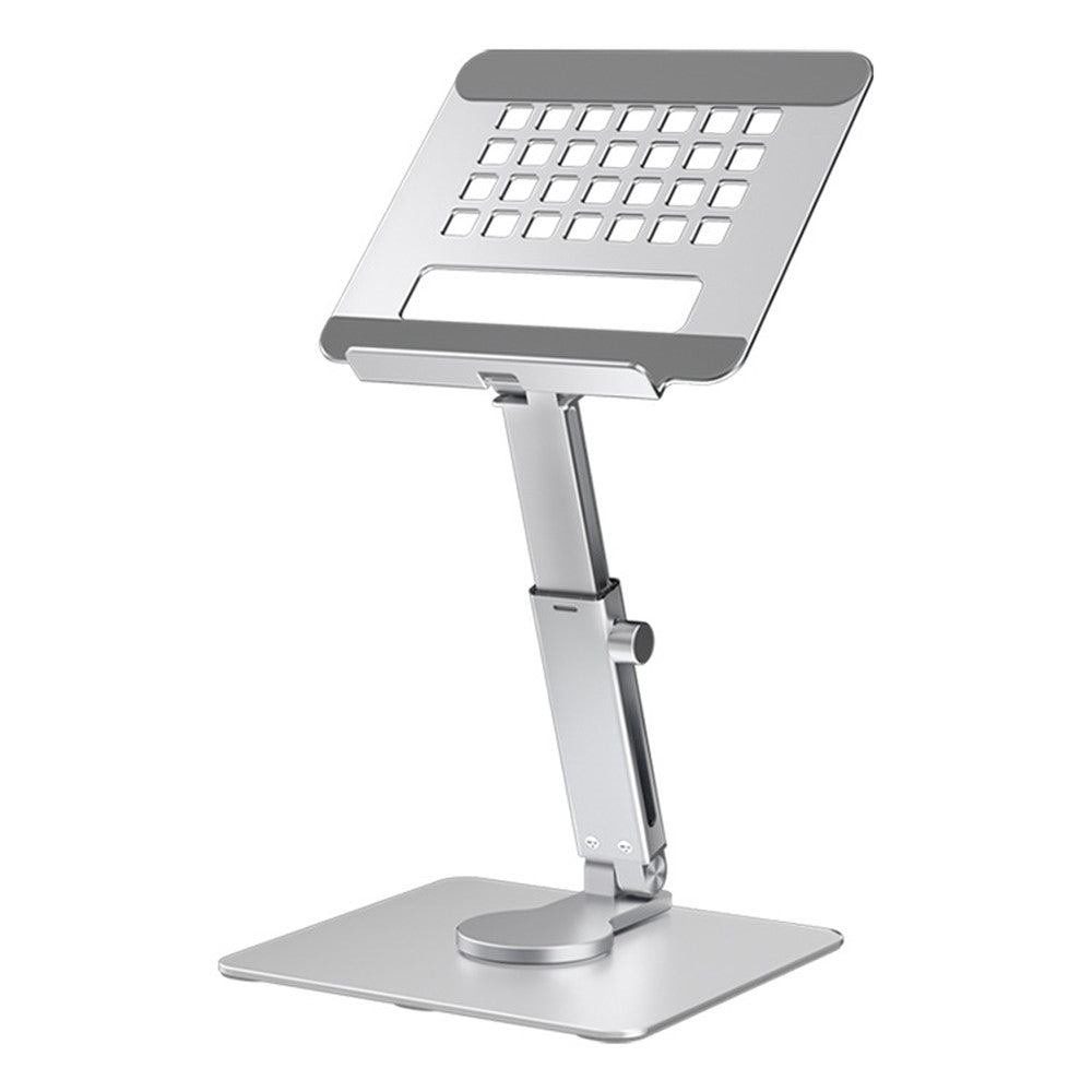 H06 Laptop Holder Riser 360 Degree Swivel Computer Tablet Stand Height Adjustable Aluminum Alloy Desktop Bracket