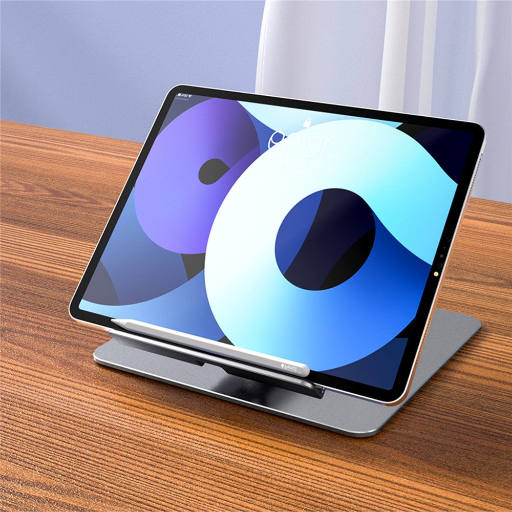 H06 Laptop Holder Riser 360 Degree Swivel Computer Tablet Stand Height Adjustable Aluminum Alloy Desktop Bracket