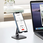 UGREEN 40392 Aluminum Foldable Desk Phone Stand Non-Slip Adjustable Tablet Holder for iPhone 13 Pro Max/Galaxy S21 S20/Huawei P30 Pro/P20/Redmi Note10