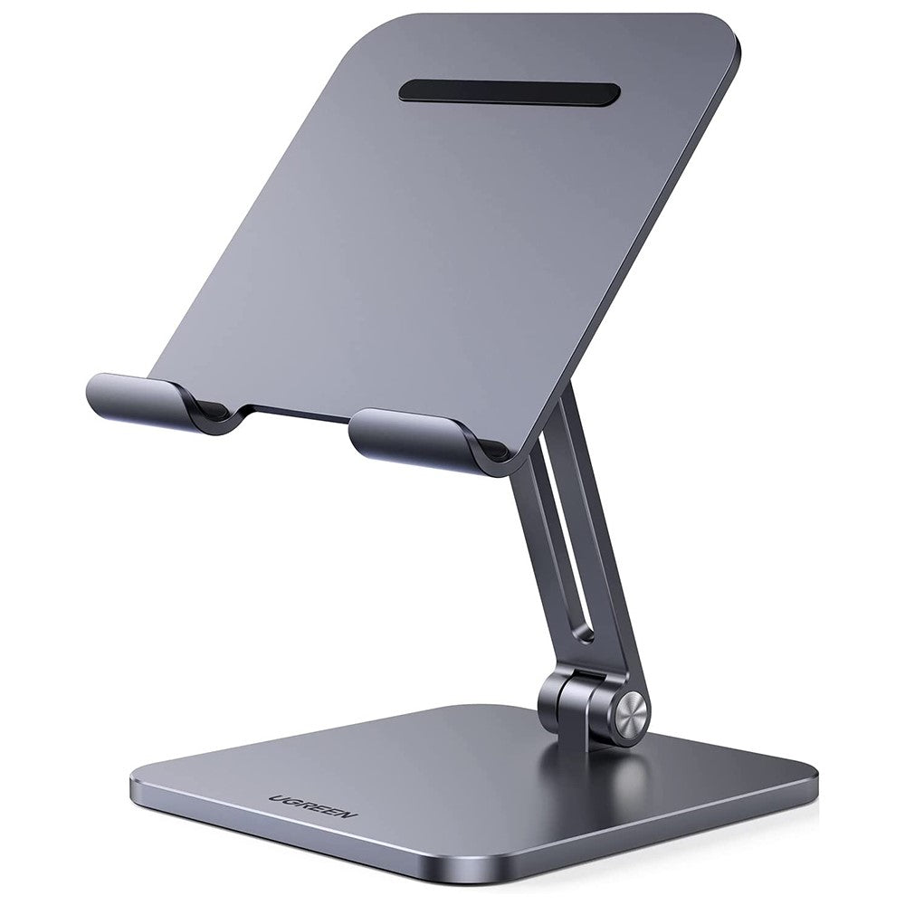 UGREEN 40393 Aluminum Folding Desk Tablet Stand for iPad Pro/Mini/Air/iPhone 13 Pro Max/Galaxy Tab A7/MatePad Non-Slip Adjustable Tablet PC Holder