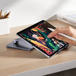 UGREEN 40393 Aluminum Folding Desk Tablet Stand for iPad Pro/Mini/Air/iPhone 13 Pro Max/Galaxy Tab A7/MatePad Non-Slip Adjustable Tablet PC Holder