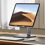 UGREEN 40393 Aluminum Folding Desk Tablet Stand for iPad Pro/Mini/Air/iPhone 13 Pro Max/Galaxy Tab A7/MatePad Non-Slip Adjustable Tablet PC Holder
