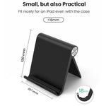 UGREEN 50748 Adjustable Tablet Stand Folding Desk Phone Stand Portable Phone Holder Compatible with iPad Pro 11 iPad Mini 6 Air iPhone 13 Pro Max Galaxy S21