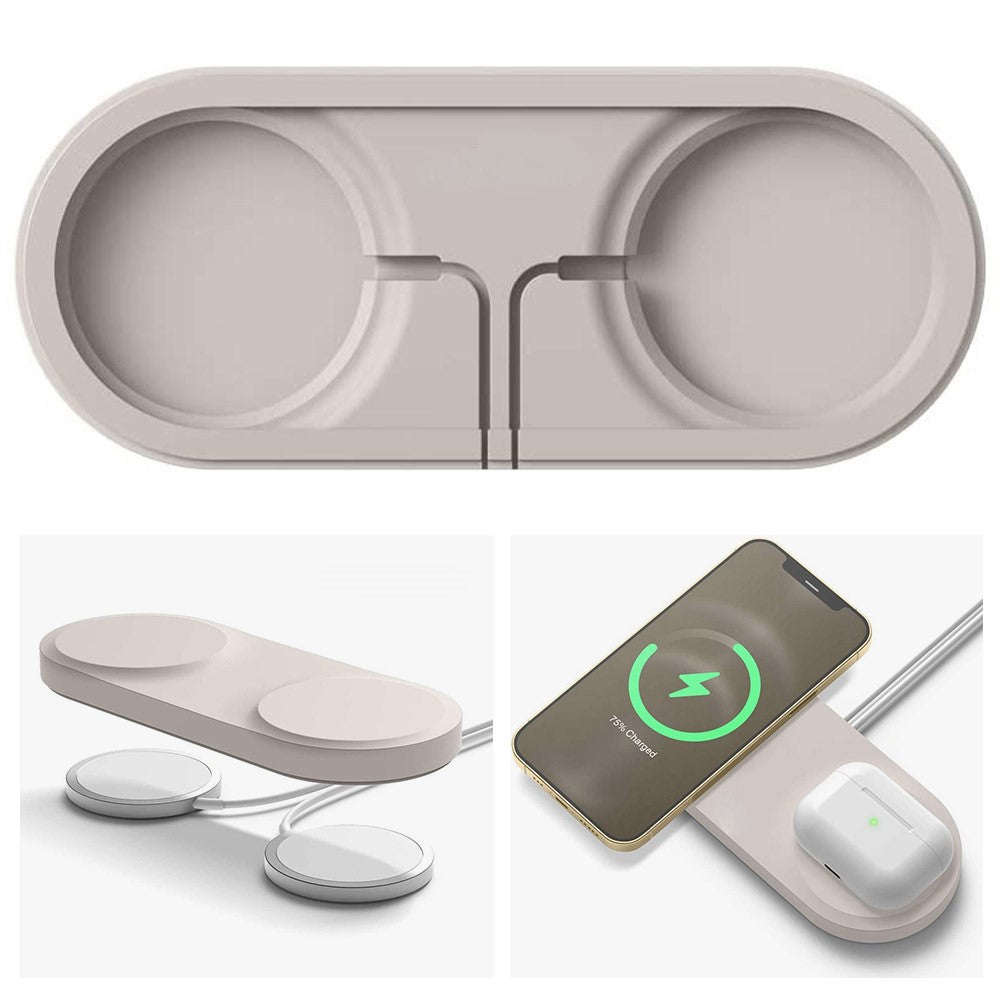 Wireless Charger Case Compatible with MagSafe Magnetic Charger Silicone Protective Cover