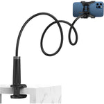 UGREEN For iPhone 13 12 Pro 11 XR Universal Clip-on Bracket Flexible Gooseneck Desktop Phone Stand