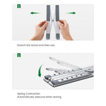 UGREEN 20642 Adjustable Folding Aluminum Laptop Stand Multi-Angle Portable Desktop Computer Holder for MacBook Air Pro Laptops