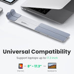 UGREEN 20642 Adjustable Folding Aluminum Laptop Stand Multi-Angle Portable Desktop Computer Holder for MacBook Air Pro Laptops