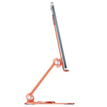 BONERUY L04mini 360 graders roterende tabletholder i aluminiumslegering med hulrumsdesign og varmeafledning, sammenfoldelig holder til iPad