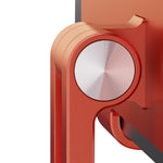 BONERUY L04mini 360 graders roterende tabletholder i aluminiumslegering med hulrumsdesign og varmeafledning, sammenfoldelig holder til iPad