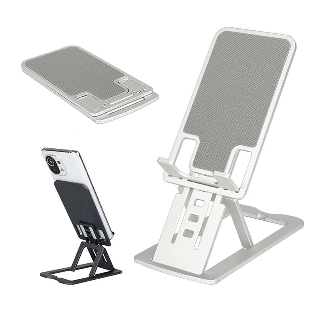 TC04 Cell Phone Stand Holder Height Angle Adjustable Hard Aluminum Alloy Desktop Phone Desk Mount Holder