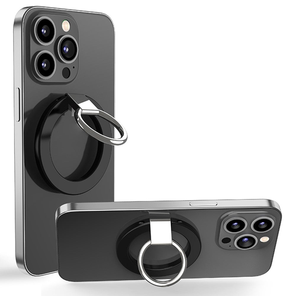 Magnetisk mobilringhållare kompatibel med iPhone 13/12-serien justerbar fingerringhållare stativ stöd 360 grader roterande 180 grader vikbar