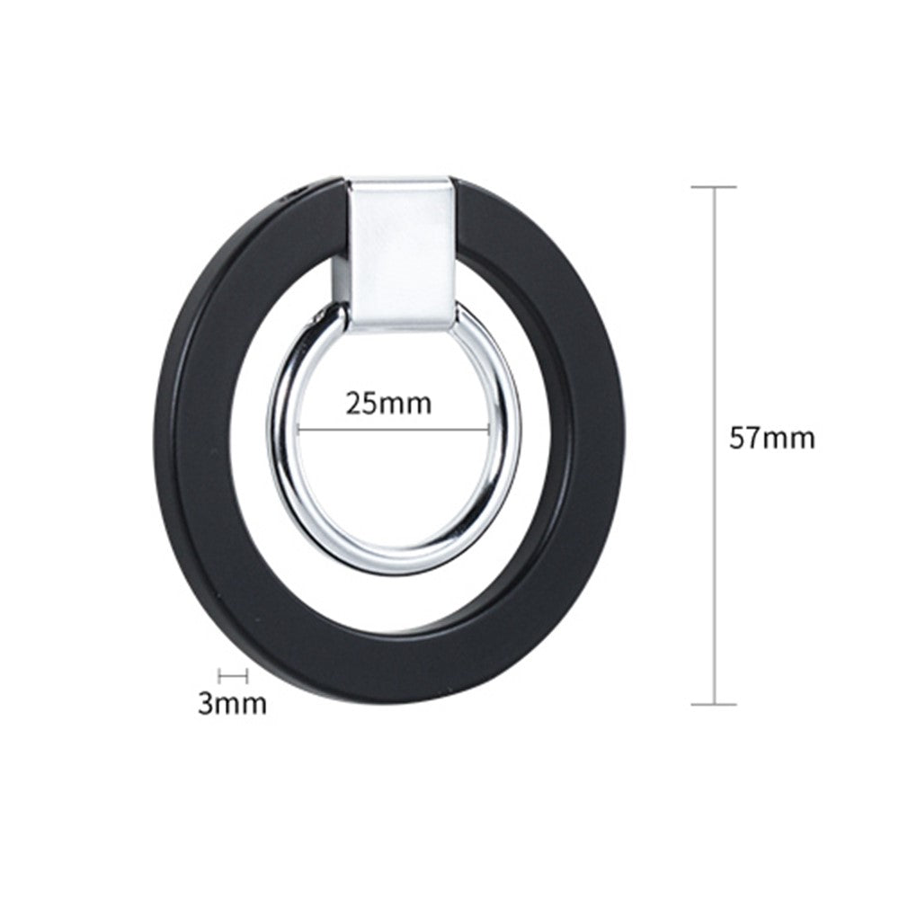 Magnetisk mobilringhållare kompatibel med iPhone 13/12-serien justerbar fingerringhållare stativ stöd 360 grader roterande 180 grader vikbar
