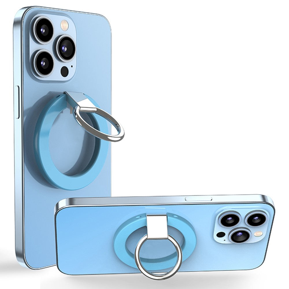 Magnetisk mobilringhållare kompatibel med iPhone 13/12-serien justerbar fingerringhållare stativ stöd 360 grader roterande 180 grader vikbar