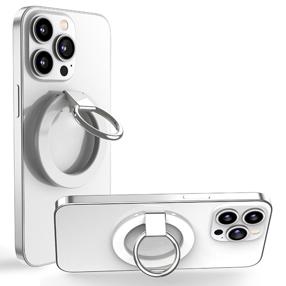 Magnetisk mobilringhållare kompatibel med iPhone 13/12-serien justerbar fingerringhållare stativ stöd 360 grader roterande 180 grader vikbar