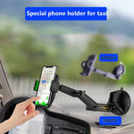 Instrumentbräda GPS mobil Bilfäste Justerbar Arm Universell Vindrute mobilhållare för 4-7,2 tum Smartphones
