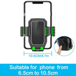 Instrumentbräda GPS mobil Bilfäste Justerbar Arm Universell Vindrute mobilhållare för 4-7,2 tum Smartphones